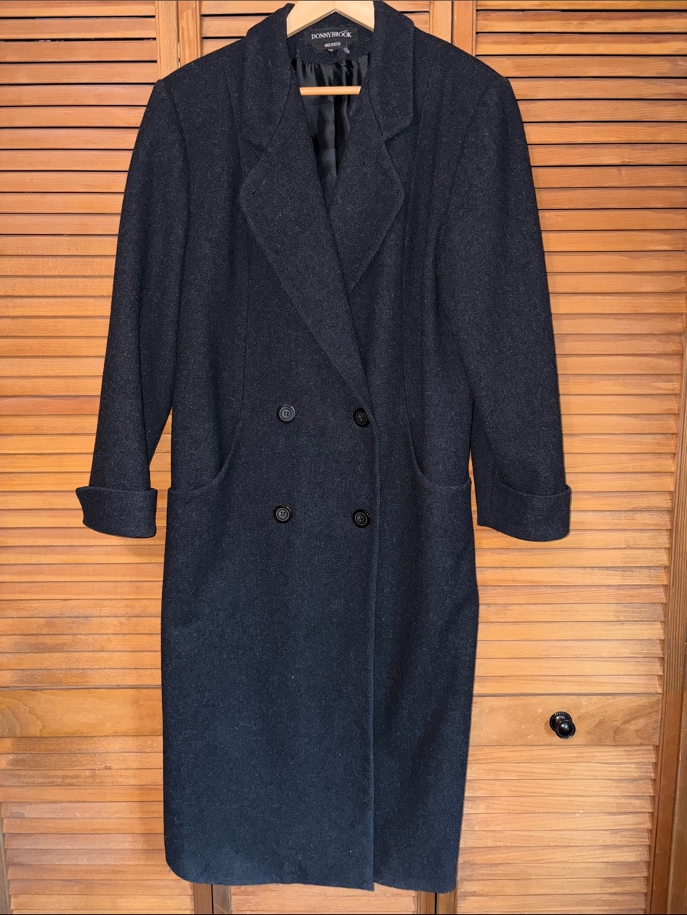Donnybrook Women’s Vintage Full length wool coat - size 12